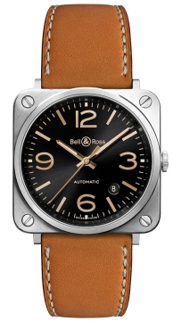 Buy this new Bell & Ross BR S Automatic 39mm BRS92-G-HE-ST midsize watch for the discount price of £2,160.00. UK Retailer.