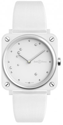 Buy this new Bell & Ross BR S Quartz 39mm BRS-EW-CE/SF midsize watch for the discount price of £2,070.00. UK Retailer.