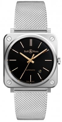 Buy this new Bell & Ross BR S Automatic 39mm BRS92-ST-G-HE/SST midsize watch for the discount price of £2,250.00. UK Retailer.