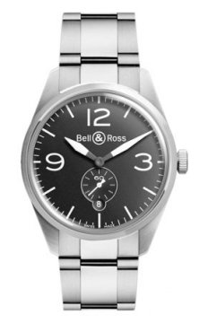 Buy this new Bell & Ross BR 123 Vintage BRV 123 Original Black Bracelet mens watch for the discount price of £1,710.00. UK Retailer.