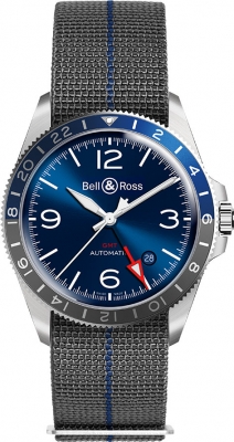 Buy this new Bell & Ross BR V2-93 GMT BRV293-BLU-ST/SF mens watch for the discount price of £2,850.00. UK Retailer.