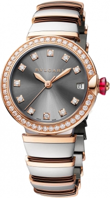 Buy this new Bulgari Lucea Automatic 33mm 103029 ladies watch for the discount price of &pound;15,660.00. UK Retailer.