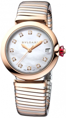 Buy this new Bulgari Lucea Automatic 33mm 102954 ladies watch for the discount price of £7,947.00. UK Retailer.