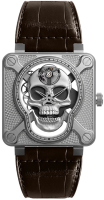 Buy this new Bell & Ross BR01 Laughing Skull BR01-SKULL-SK-ST mens watch for the discount price of £6,715.00. UK Retailer.