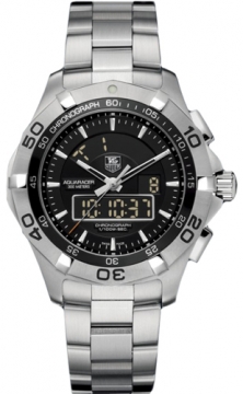 Buy this new Tag Heuer Aquaracer Quartz Chronograph caf1010.ba0821 mens watch for the discount price of £1,220.00. UK Retailer.