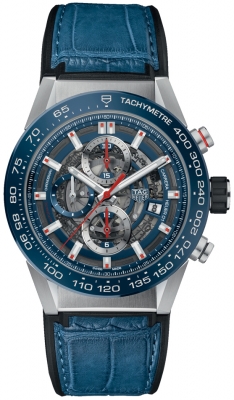 Buy this new Tag Heuer Carrera Caliber Heuer 01 Skeleton 43mm car201t.fc6406 mens watch for the discount price of £4,005.00. UK Retailer.