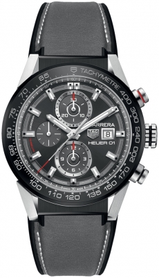 Buy this new Tag Heuer Carrera Caliber Heuer 01 43mm car201w.ft6095 mens watch for the discount price of £3,650.00. UK Retailer.