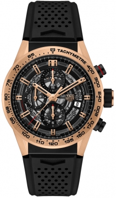 Buy this new Tag Heuer Carrera Caliber Heuer 01 Skeleton 43mm car205b.ft6087 mens watch for the discount price of £8,627.00. UK Retailer.