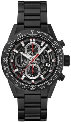 Buy this new Tag Heuer Carrera Caliber Heuer 01 Skeleton 43mm car2090.bh0729 mens watch for the discount price of £4,330.00. UK Retailer.