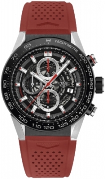 Buy this new Tag Heuer Carrera Caliber Heuer 01 Skeleton 45mm car2a1z.ft6050 mens watch for the discount price of £3,735.00. UK Retailer.