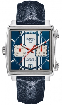 Buy this new Tag Heuer Monaco Chronograph CAW211D.FC6300 mens watch for the discount price of £4,040.00. UK Retailer.