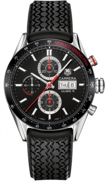 Buy this new Tag Heuer Carrera Day Date Automatic Chronograph 43mm cv2a1f.ft6033 mens watch for the discount price of £2,990.00. UK Retailer.