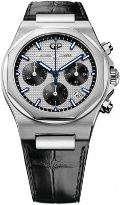 Buy this new Girard Perregaux Laureato Chronograph 38mm 81040-11-131-bb6a mens watch for the discount price of £10,208.00. UK Retailer.