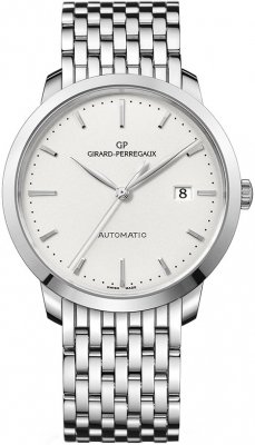 Buy this new Girard Perregaux 1966 Automatic 40mm 49555-11-131-11a mens watch for the discount price of £6,776.00. UK Retailer.