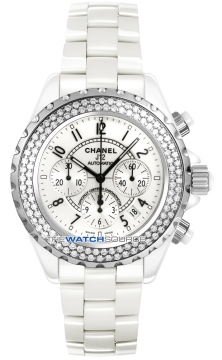Buy this new Chanel J12 Automatic Chronograph 41mm h1008 midsize watch for the discount price of &pound;10,710.00. UK Retailer.