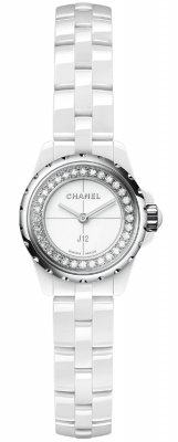 Buy this new Chanel J12-XS Quartz 19mm h5237 ladies watch for the discount price of £6,248.00. UK Retailer.