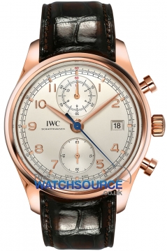 Buy this new IWC Portugieser Chronograph Classic 42mm IW390402 mens watch for the discount price of £17,325.00. UK Retailer.