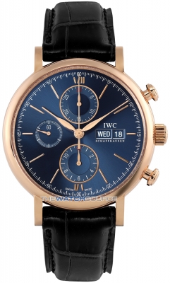 Buy this new IWC Portofino Chronograph IW391035 mens watch for the discount price of £13,950.00. UK Retailer.