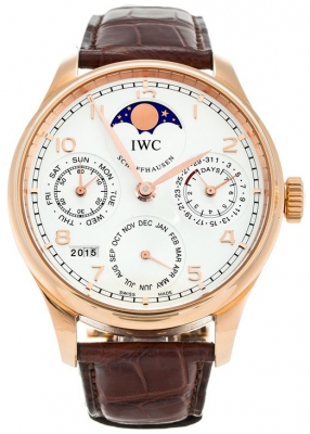 Buy this new IWC Portuguese Perpetual Calendar Perpetual Moonphase IW502306 mens watch for the discount price of £26,865.00. UK Retailer.