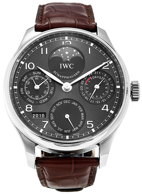 Buy this new IWC Portuguese Perpetual Calendar Perpetual Moonphase IW502307  mens watch for the discount price of £29,835.00. UK Retailer.
