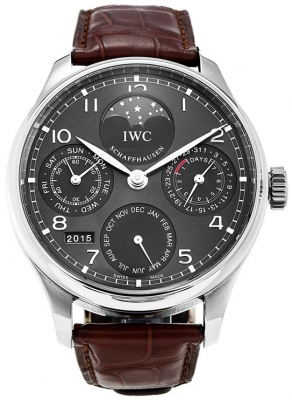 Buy this new IWC Portuguese Perpetual Calendar Perpetual Moonphase IW502307 mens watch for the discount price of £29,835.00. UK Retailer.