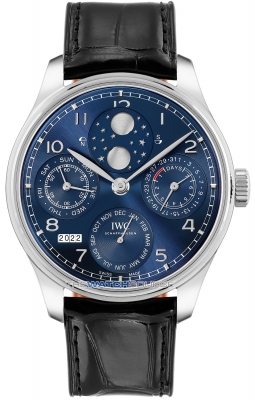 Buy this new IWC Portugieser Perpetual Calendar Perpetual Double Moonphase iw503401 mens watch for the discount price of £36,450.00. UK Retailer.