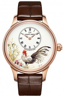 Jaquet Droz Les Ateliers d'Art Petite Heure Minute Enamel Painting 43mm j005013216 watch