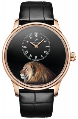 Buy this new Jaquet Droz Les Ateliers d'Art Petite Heure Minute Enamel Painting 43mm j005033314 mens watch for the discount price of £24,008.00. UK Retailer.