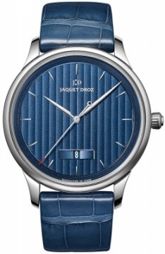 Buy this new Jaquet Droz Grande Heure Minute Quantieme 43mm J017530241 mens watch for the discount price of £6,771.00. UK Retailer.