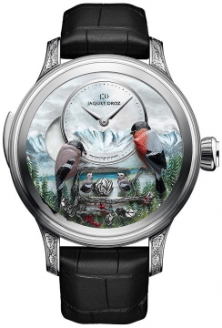 Buy this new Jaquet Droz Automata THE BIRD REPEATER J031034205 ALPINE VIEW mens watch for the discount price of £0.00. UK Retailer.