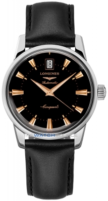 Buy this new Longines Conquest Heritage L1.611.4.52.2 mens watch for the discount price of £688.00. UK Retailer.