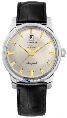 Buy this new Longines Conquest Heritage 40mm L1.645.4.75.4 mens watch for the discount price of £1,854.00. UK Retailer.
