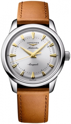 Buy this new Longines Conquest Heritage 38mm L1.649.4.72.2 mens watch for the discount price of £2,385.00. UK Retailer.