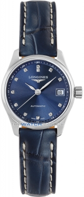 Buy this new Longines Master Automatic 25.5mm L2.128.4.97.0 ladies watch for the discount price of £1,656.00. UK Retailer.
