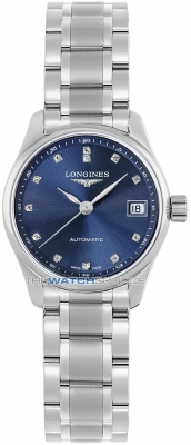 Buy this new Longines Master Automatic 25.5mm L2.128.4.97.6 ladies watch for the discount price of £2,025.00. UK Retailer.