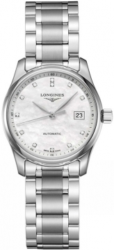 Buy this new Longines Master Automatic 29mm L2.257.4.87.6 ladies watch for the discount price of £2,115.00. UK Retailer.