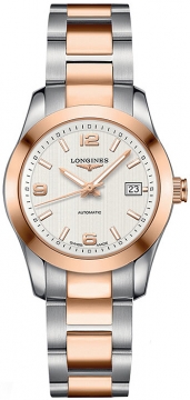 Buy this new Longines Conquest Classic Automatic 29mm L2.285.5.76.7 ladies watch for the discount price of £2,261.00. UK Retailer.