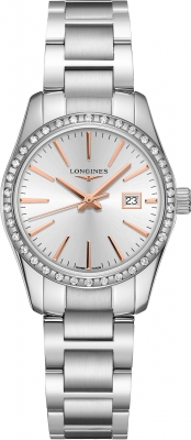 Buy this new Longines Conquest Classic Quartz 29.5mm L2.286.0.72.6 ladies watch for the discount price of £2,115.00. UK Retailer.