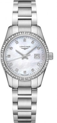 Buy this new Longines Conquest Classic Quartz 29.5mm L2.286.0.87.6 ladies watch for the discount price of £2,520.00. UK Retailer.