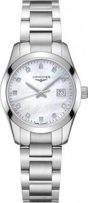 Buy this new Longines Conquest Classic Quartz 29.5mm L2.286.4.87.6 ladies watch for the discount price of £1,215.00. UK Retailer.