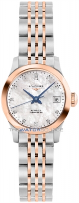 Buy this new Longines Record 26mm L2.320.5.87.7 ladies watch for the discount price of £3,135.00. UK Retailer.