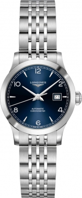 Buy this new Longines Record 30mm L2.321.4.96.6 ladies watch for the discount price of £1,890.00. UK Retailer.