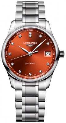 Buy this new Longines Master Automatic 34mm L2.357.4.08.6 ladies watch for the discount price of £2,160.00. UK Retailer.