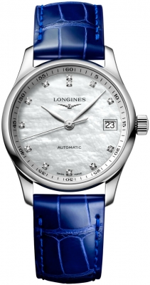 Buy this new Longines Master Automatic 34mm L2.357.4.87.0 ladies watch for the discount price of £2,160.00. UK Retailer.