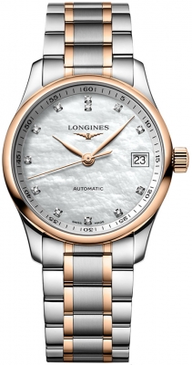 Buy this new Longines Master Automatic 34mm L2.357.5.89.7 ladies watch for the discount price of £3,240.00. UK Retailer.
