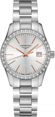 Buy this new Longines Conquest Classic Quartz 34mm L2.386.0.72.6 ladies watch for the discount price of £2,250.00. UK Retailer.