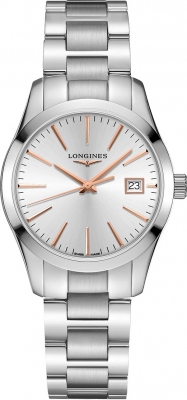 Buy this new Longines Conquest Classic Quartz 34mm L2.386.4.72.6 ladies watch for the discount price of £810.00. UK Retailer.