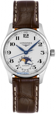 Buy this new Longines Master Automatic Moonphase 34mm L2.409.4.78.3 ladies watch for the discount price of £2,082.00. UK Retailer.