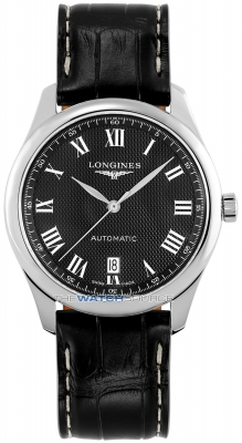Buy this new Longines Master Automatic 38.5mm L2.628.4.51.7 mens watch for the discount price of £1,800.00. UK Retailer.