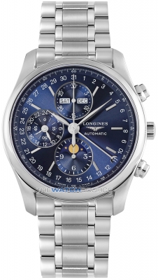 Buy this new Longines Master Complications 40mm L2.673.4.92.6 mens watch for the discount price of £2,880.00. UK Retailer.